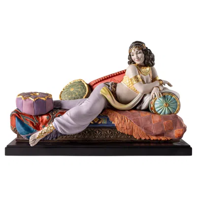 Pre-owned Lladrò Princess Scheherazade Sculpture. Limited Edition In Black