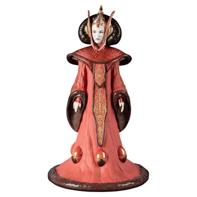 Pre-owned Lladrò Queen Amidala In The Throne Room, Limited Edition In Pink