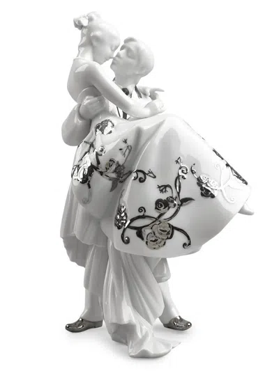 Lladrò Re-deco The Happiest Day Couple Porcelain Figurine In White
