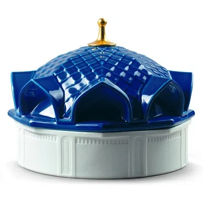 Lladrò Scheherazade's Quarters Scented Candle In Blue/white/gold In Blue;white;gold