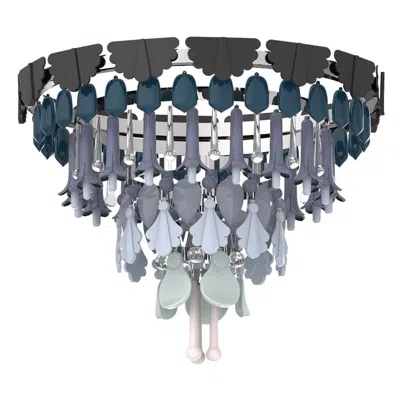 Pre-owned Lladrò Seasons Chandelier 70cm, Winter In Transparent