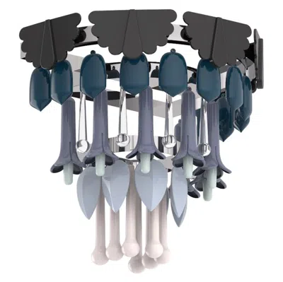 Pre-owned Lladrò Seasons Wall Sconce, Winter In Transparent