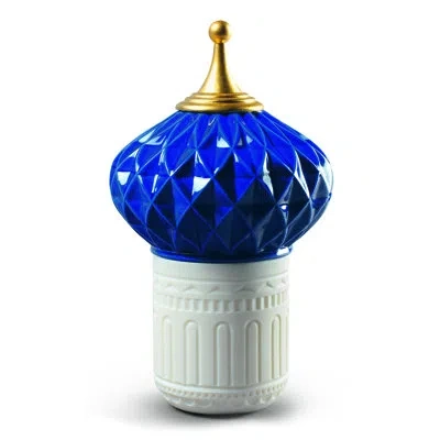 Lladrò Spire Scented Jar Candle In Blue