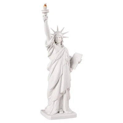 Pre-owned Lladrò Statue Of Liberty Limited Edition 250 Luxury Sculpture, 250th Anniversary In Gray