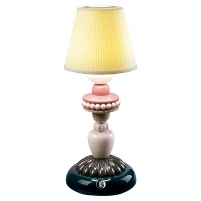 Pre-owned Lladrò Sunflower Firefly Table Lamp. Black
