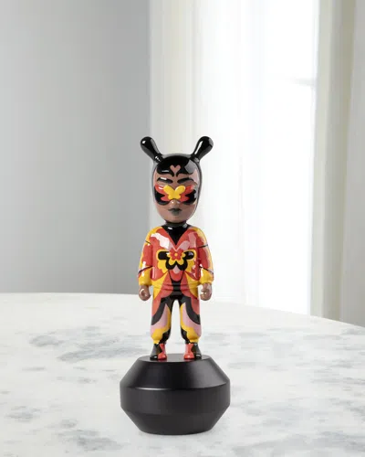 Lladrò The Guest By Jade Purple Brown Little Sculpture In Multi