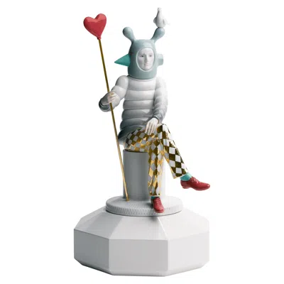 Pre-owned Lladrò Lladró The Lover Ii Figurine By Jaime Hayon In Gray