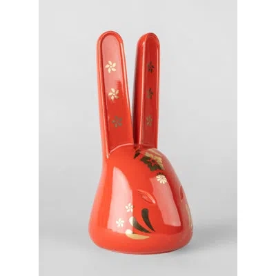 Lladrò The Rabbit In Red,gold