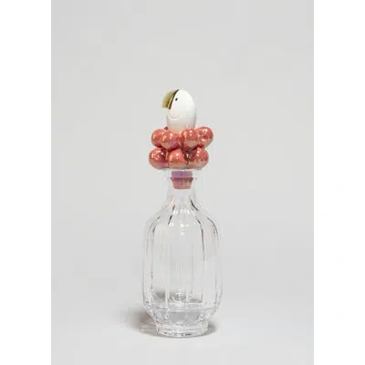 Lladrò Toucan Clear/red/gold 13.39" Porcelain Table Vase In Red;gold;clear