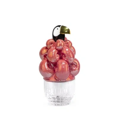 Lladrò Toucan Ice Bucket In Clear,black,red