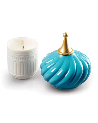 Lladrò Turquoise Spire 1001 Lights Candle