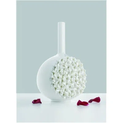 Lladrò White 15" Porcelain Table Vase