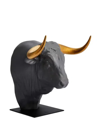 Lladrò X Ernest Massuet 2023 Taurus Sculpture (42cm X 35cm) In Black