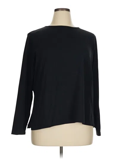 Pre-owned L.l.bean 3/4 Sleeve T-shirt In Black