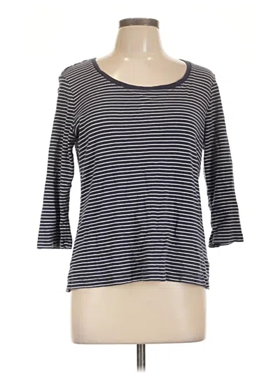 Pre-owned L.l.bean 3/4 Sleeve T-shirt In Black