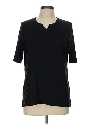 Pre-owned L.l.bean 3/4 Sleeve T-shirt In Black