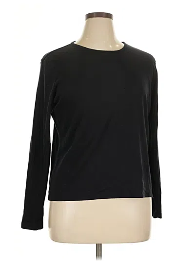 Pre-owned L.l.bean 3/4 Sleeve T-shirt In Black