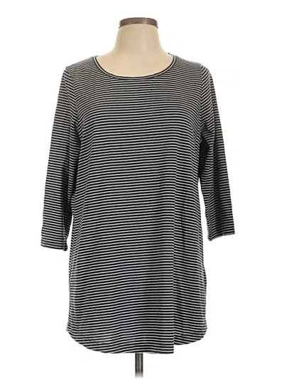 Pre-owned L.l.bean 3/4 Sleeve T-shirt In Gray