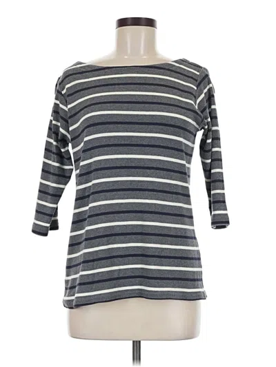 Pre-owned L.l.bean 3/4 Sleeve T-shirt In Gray
