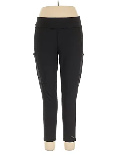 Pre-owned L.l.bean Active Pants In Black
