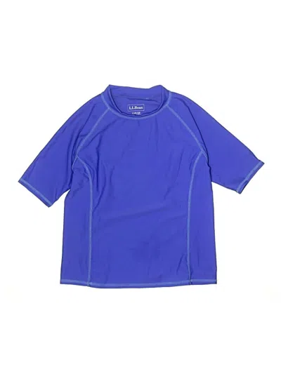 Pre-owned L.l.bean Kids' Active T-shirt In Blue