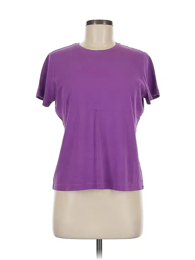 Pre-owned L.l.bean Active T-shirt In Purple
