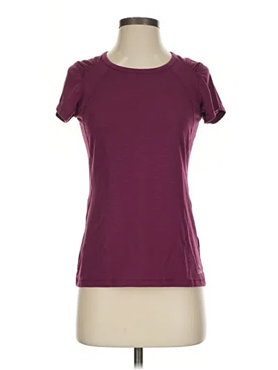 Pre-owned L.l.bean Active T-shirt In Burgundy