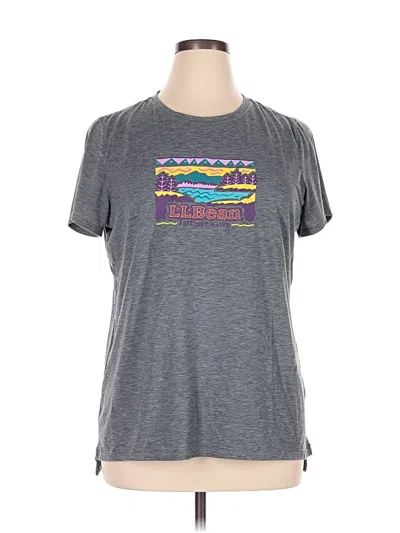 Pre-owned L.l.bean Active T-shirt In Gray