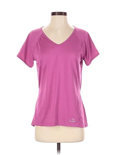 Pre-owned L.l.bean Active T-shirt In Purple