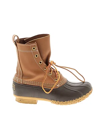 Pre-owned L.l.bean Ankle Boots In Brown