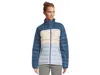 L.l.bean Bean's Down Jacket Color-block In Blue