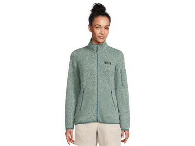 L.l.bean Bean's Sweater Fleece Full Zip Jacket In Blue