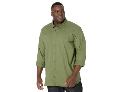 L.l.bean Beanflex Twill Shirt Long Sleeve Traditional Fit - Tall In Green