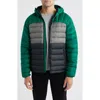 L.l.bean Beans 650 Fill Power Down Down Hooded Jacket In Green