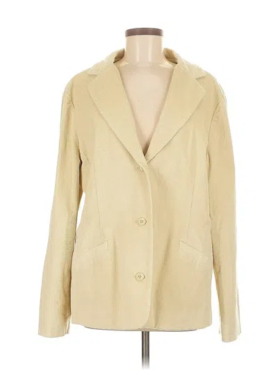 Pre-owned L.l.bean Blazer Jacket In Ivory