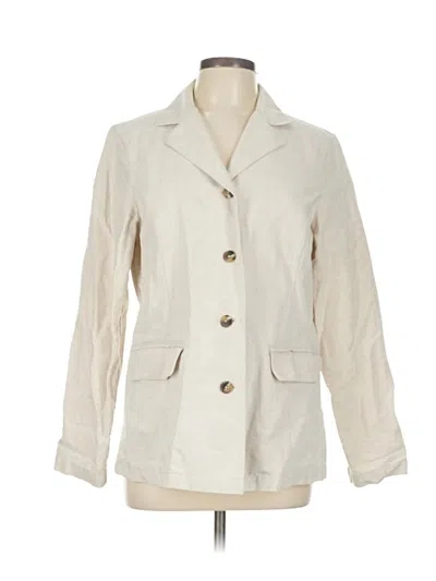 Pre-owned L.l.bean Blazer Jacket In White