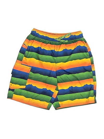 Pre-owned L.l.bean Kids' Board Shorts In Yellow
