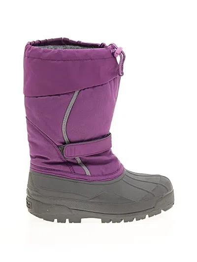 Pre-owned L.l.bean Kids' Boots In Purple