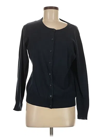 Pre-owned L.l.bean Cardigan Sweater In Black