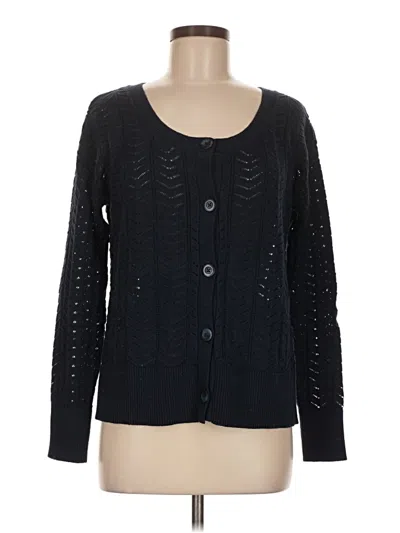 Pre-owned L.l.bean Cardigan Sweater In Black