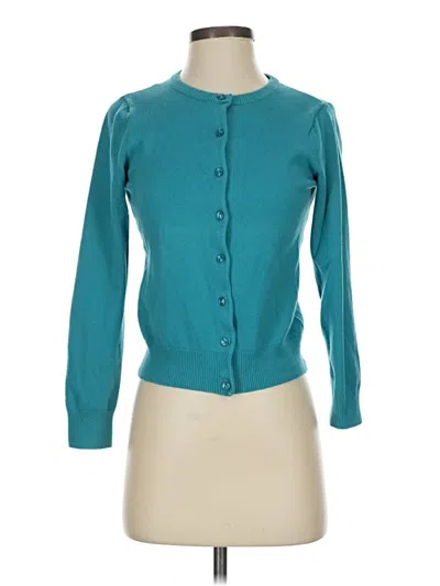 Pre-owned L.l.bean Cardigan Sweater In Blue