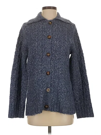 Pre-owned L.l.bean Cardigan Sweater In Blue