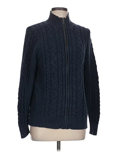 Pre-owned L.l.bean Cardigan Sweater In Blue