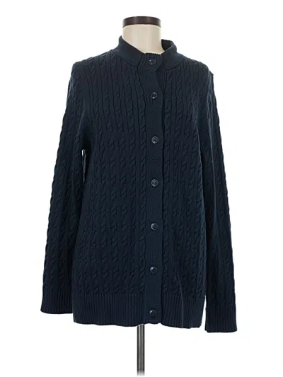 Pre-owned L.l.bean Cardigan Sweater In Blue