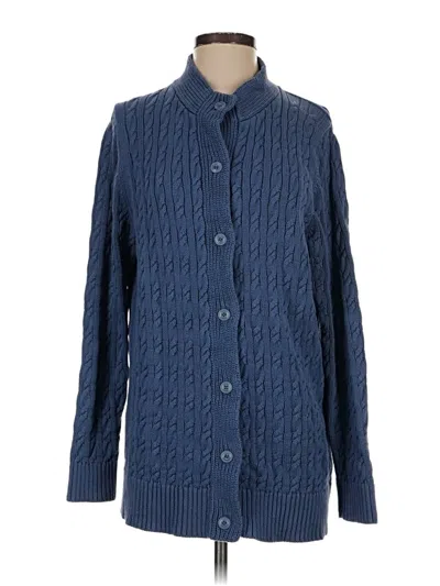 Pre-owned L.l.bean Cardigan Sweater In Blue