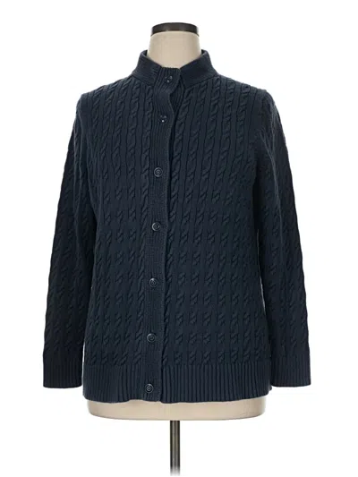 Pre-owned L.l.bean Cardigan Sweater In Blue