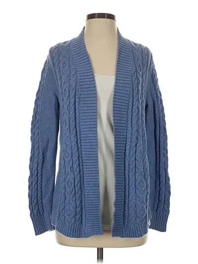 Pre-owned L.l.bean Cardigan Sweater In Blue