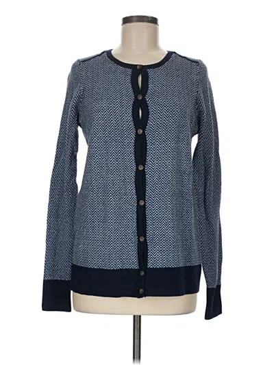 Pre-owned L.l.bean Cardigan Sweater In Blue