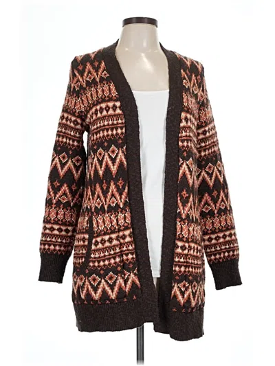 Pre-owned L.l.bean Cardigan Sweater In Brown
