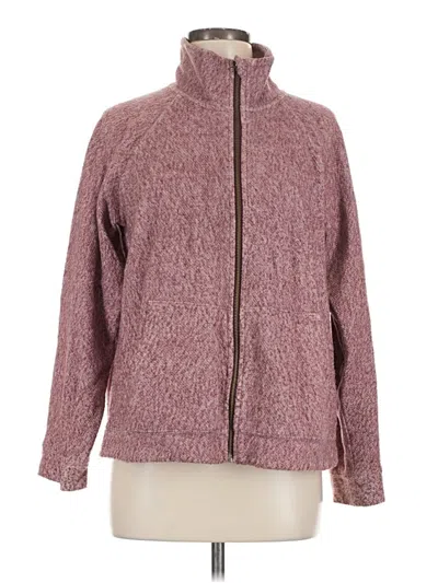 Pre-owned L.l.bean Cardigan Sweater In Burgundy
